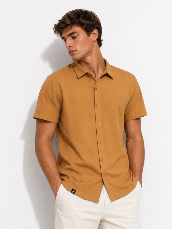 Kangol Other - Kangol Men's Camel Button Down Shirt